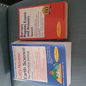 ** 3/$5 ** Lot of 2 Regents Books Barron's Educational Series